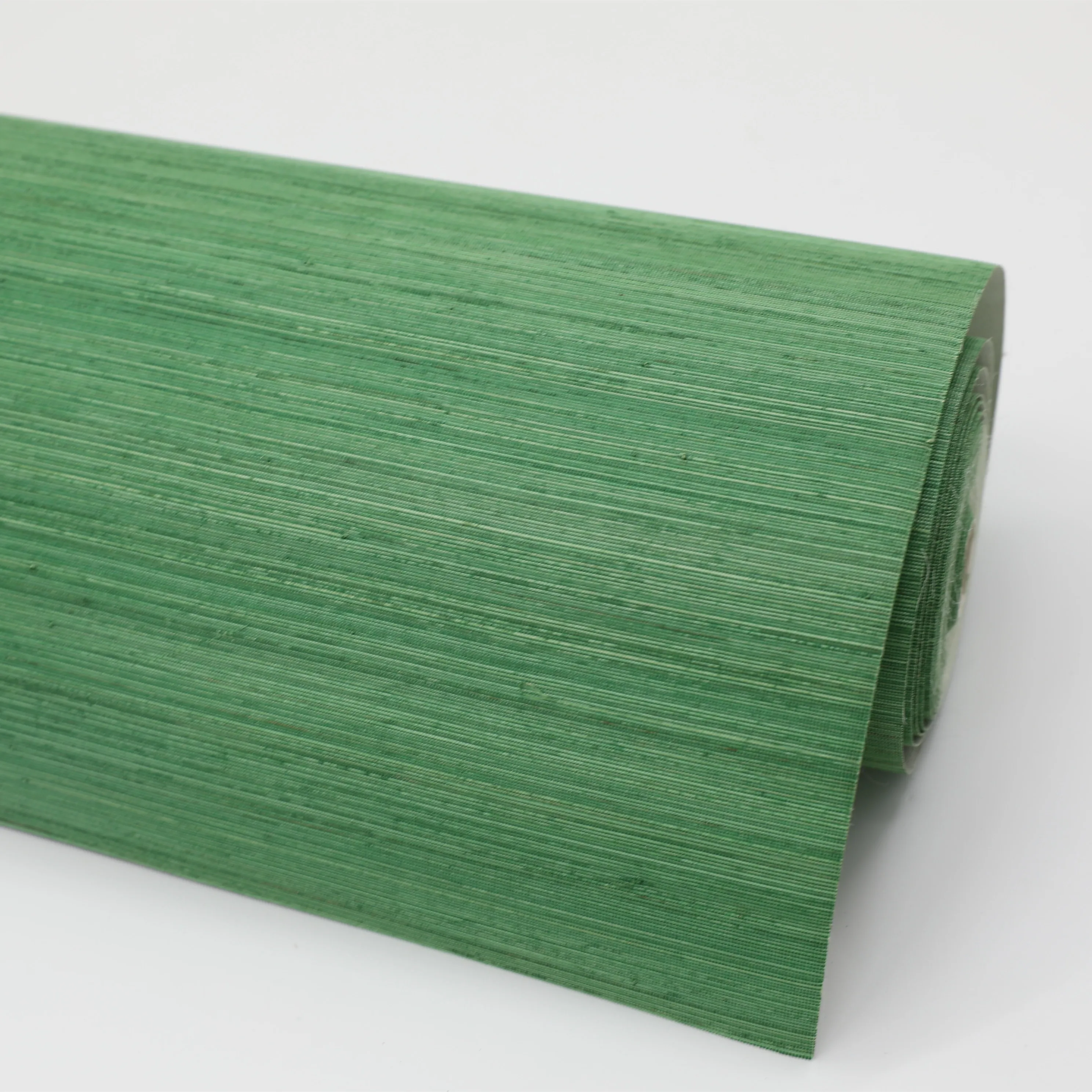 Mywind Natural Material Abaca Grasscloth Fabric Woven Grass Green Wallpaper For Hotel House Decor Hotel Wall Covering - view 3