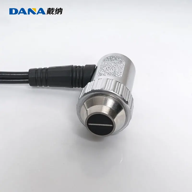 DANA 5MHZ Diametro 8mm Accessori Rilevatore di misurazione della larghezza Sonda sensore in metallo in acciaio di misuratore di spessore ad ultrasuoni