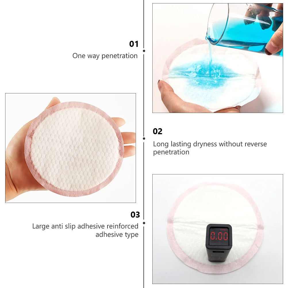 Hydrophilic Leakproof Breast Pads Nonwoven Fabric Ultra-Thin Nursing Pads Secure Anti-Leak Leakproof Breast Pad