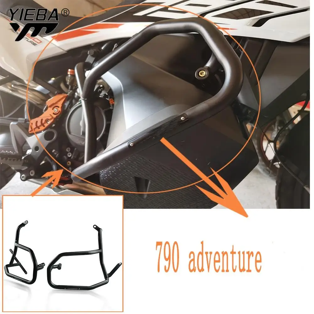 

For 790 ADVENTURE/790 ADV 2019 2020 IRON Motorcycle Engine Guard Frame Protection Highway Crash Bar Bumper Tank Protection