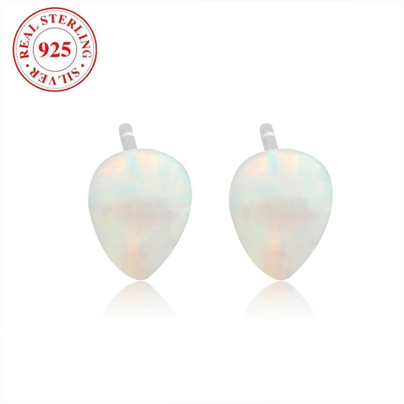 

S925 Sterling Silver Opal Women's Earrings Hypoallergenic Suitable for Women's Holiday Gifts