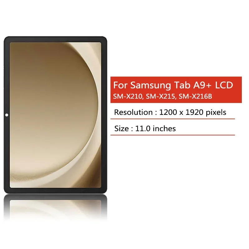 11.0 Inches For Samsung Tab A9+SM-X210 LCD Display Touch Screen Panel Digitizer Assembly For Samsung Tab A9 Plus X211 X215 X216