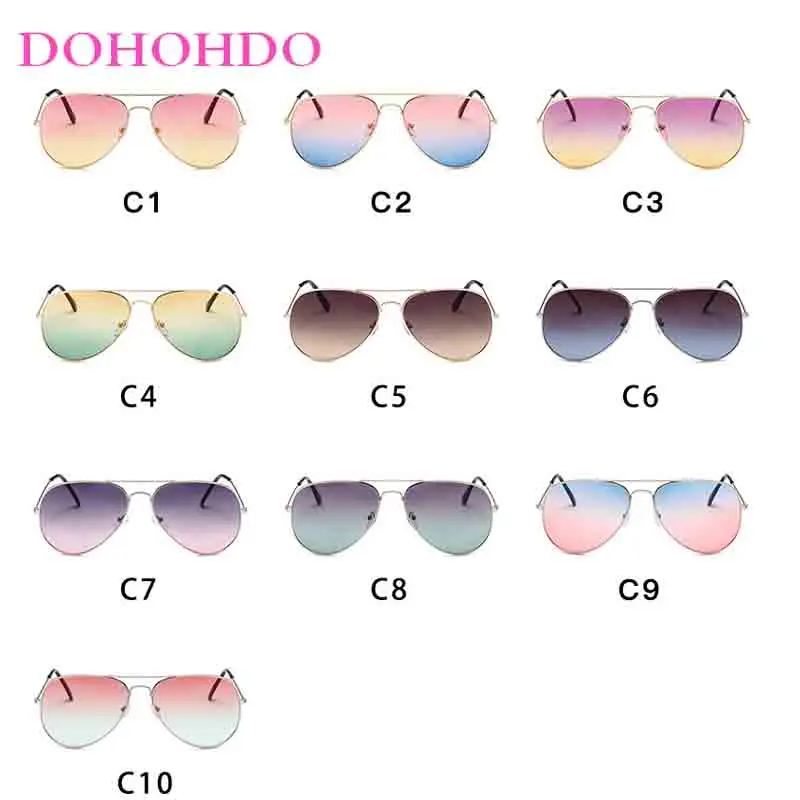 Classic Trendy Luxury Brand Design Personality Double Bridge Pilot Sunglasses Men Women Vintage Travel Driving Sun Glasses UV400