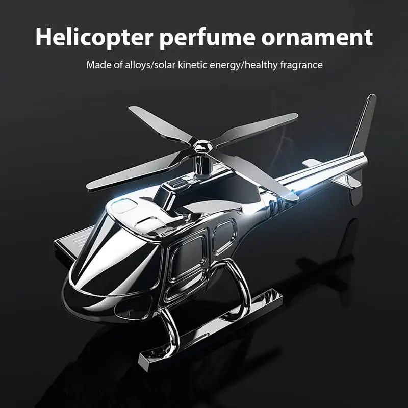 Helicopter Air Freshener Car Solar Car Fragrance Diffuser Helicopter Shape Automotive Fragrance Diffuser Car Scents Diffuser Car