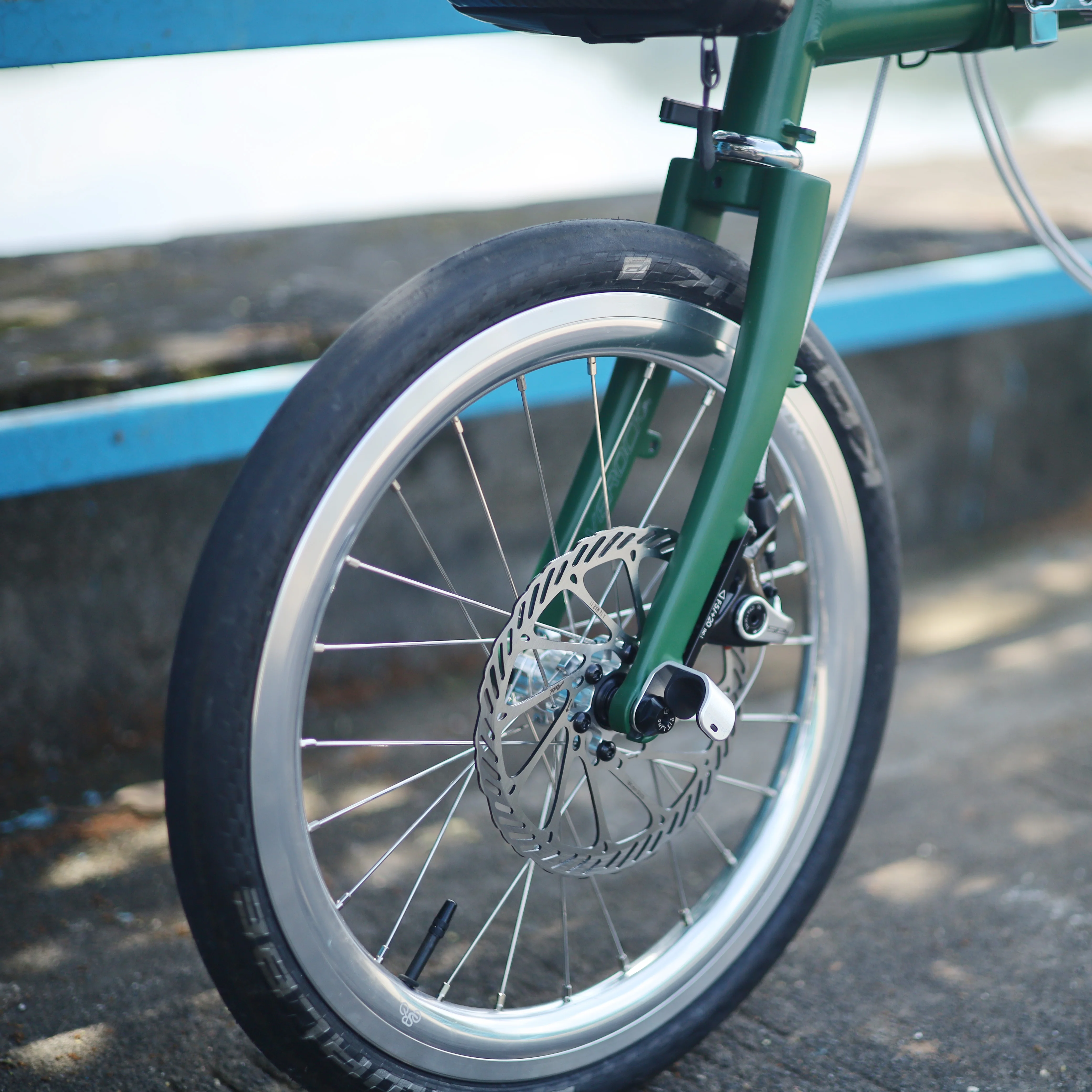 

SILVEROCK SR30A Alloy Disc Wheels 4-7 Speed 16in 349 for BROMP0TON Tline Pline Cline Aline TRIFOLD Folding Bike Wheelset