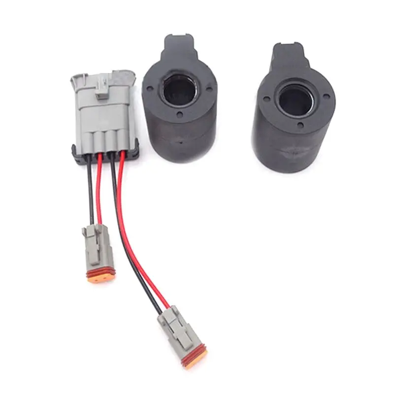 Excavator Solenoid Coil Kit Replacement Accessories Fits For Case Loader Backhoe 570L 580L 580M 585G 87456900 190443A1 134126-AU