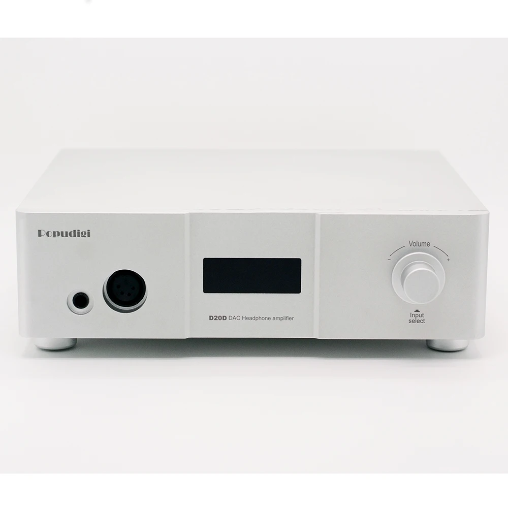 Professional Decoder Headphone Amplifier Combo High Resolution Audio DAC for Home Theater Stereo System
