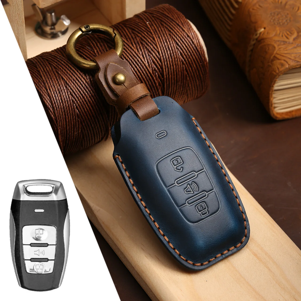 New version key case cover keychain for Great Wall Haval/Hover H6 H7 H4 H9 F5 F7 H2S Car-covers Holder Shell Accessories