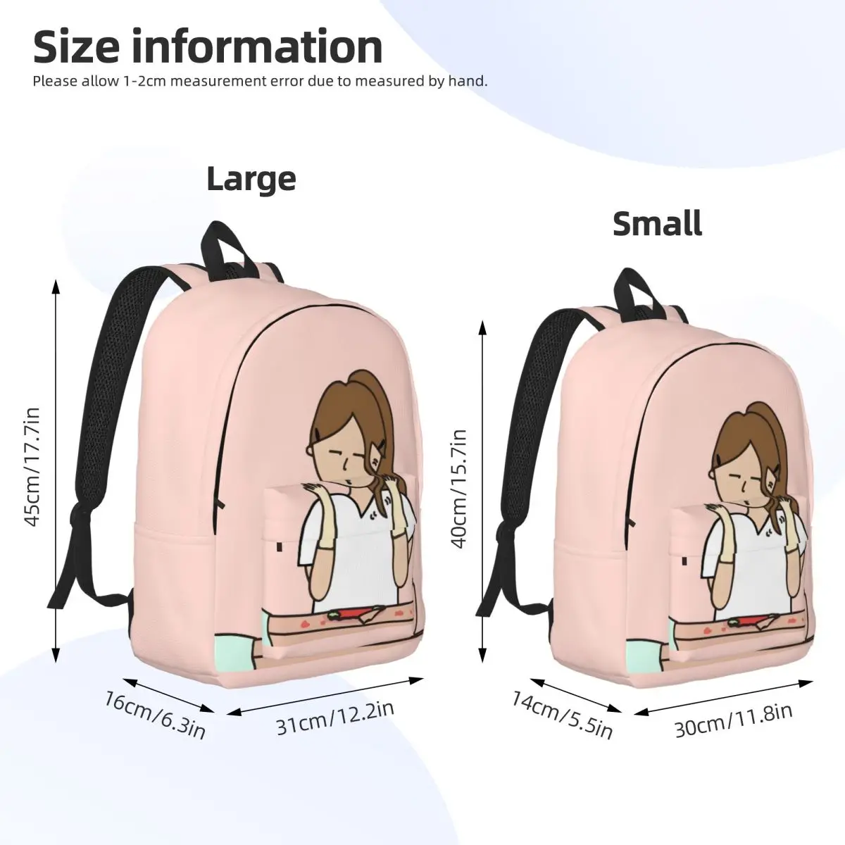 Campus Doctors And Nurses Sturdy Shoulder Dual-Use Enfermera En Apuros Rucksack Female Rucksack For Gifts