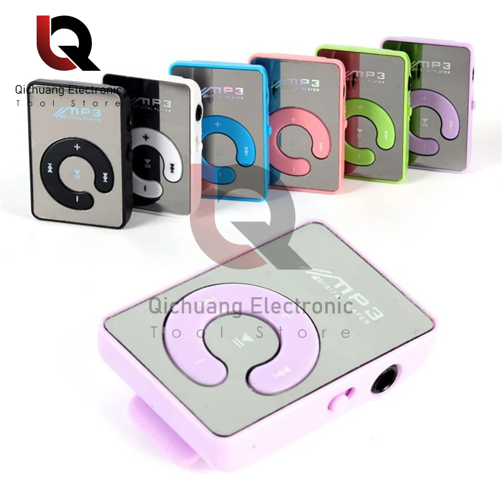 Portable Mini Clip USB MP3 Player Walkman Music Media Player Supports Micro TF Card Fashion High Fidelity MP3 Outdoor Sports