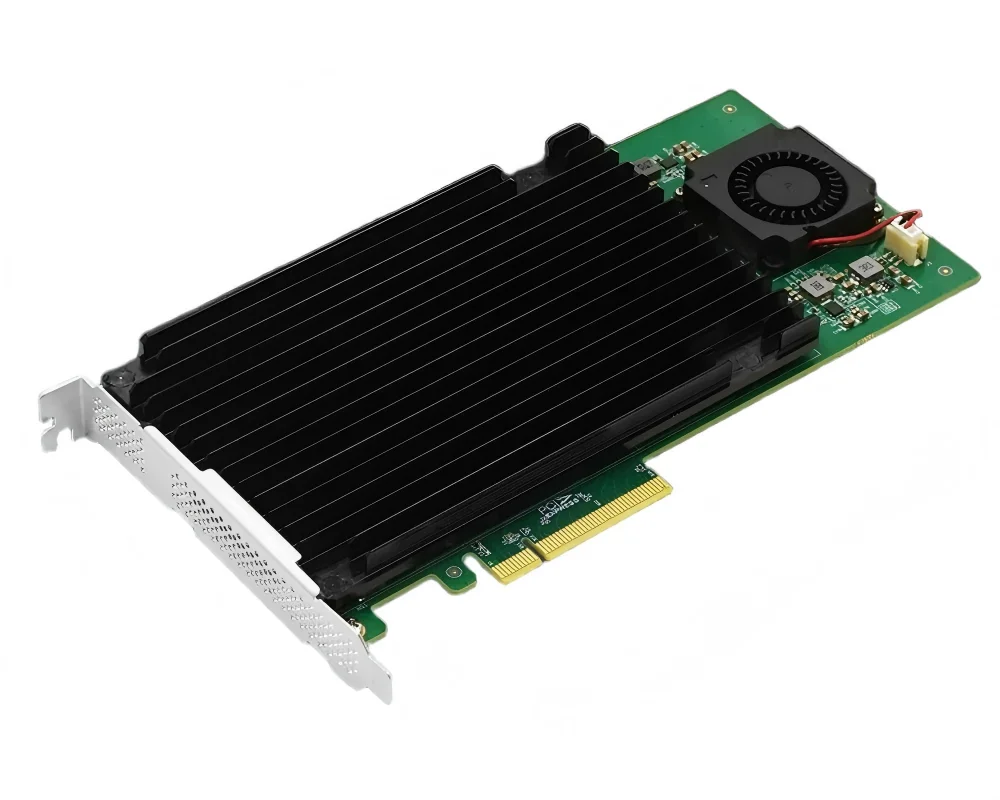PCIe 3.0 x8 to 4-port built-in M.2 NVMe array card