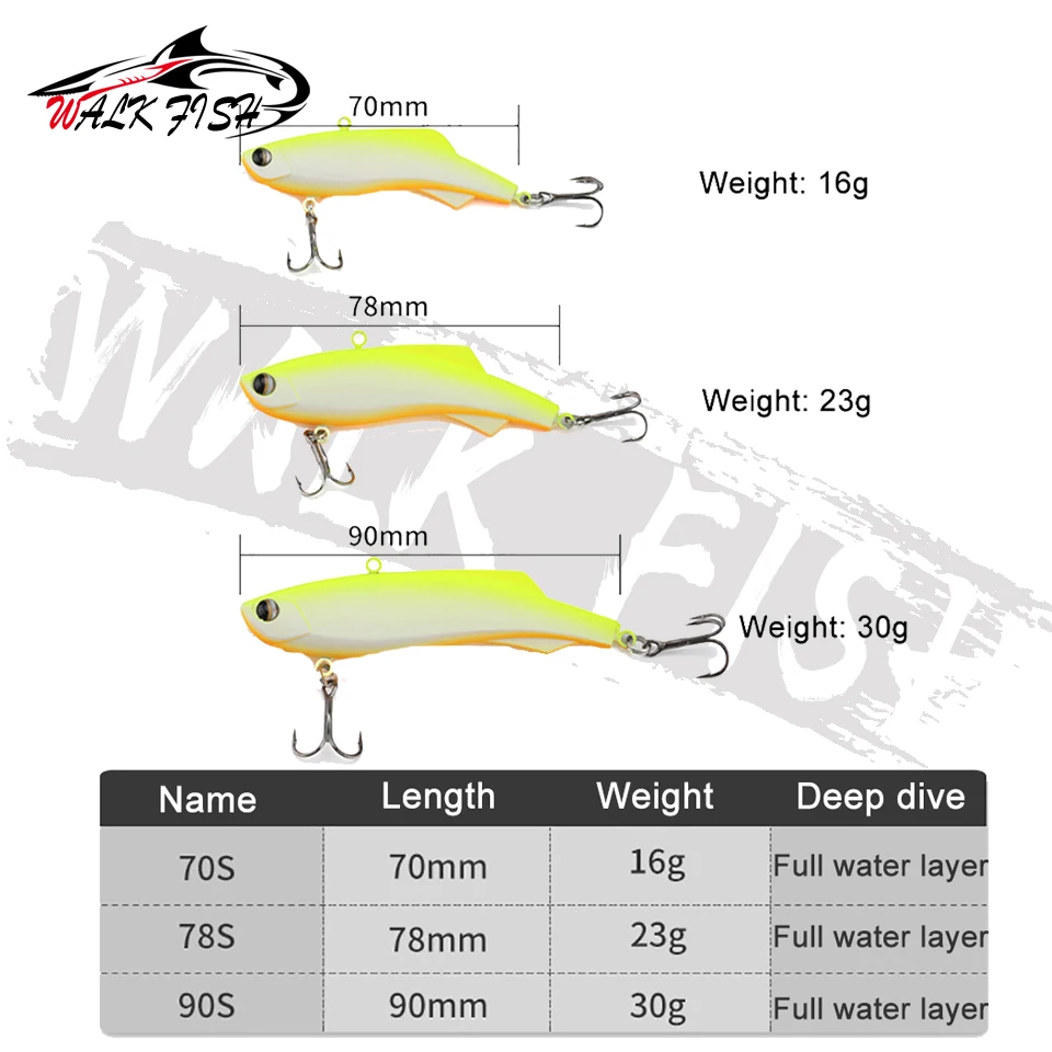 المشي الأسماك الصيد السحر سيليكون الروطان السحر قميص VIB SL فيبرا 16 جرام 23 جرام 30 جرام الغزل ، الشتاء الصيد ل بايك زاندر جثم