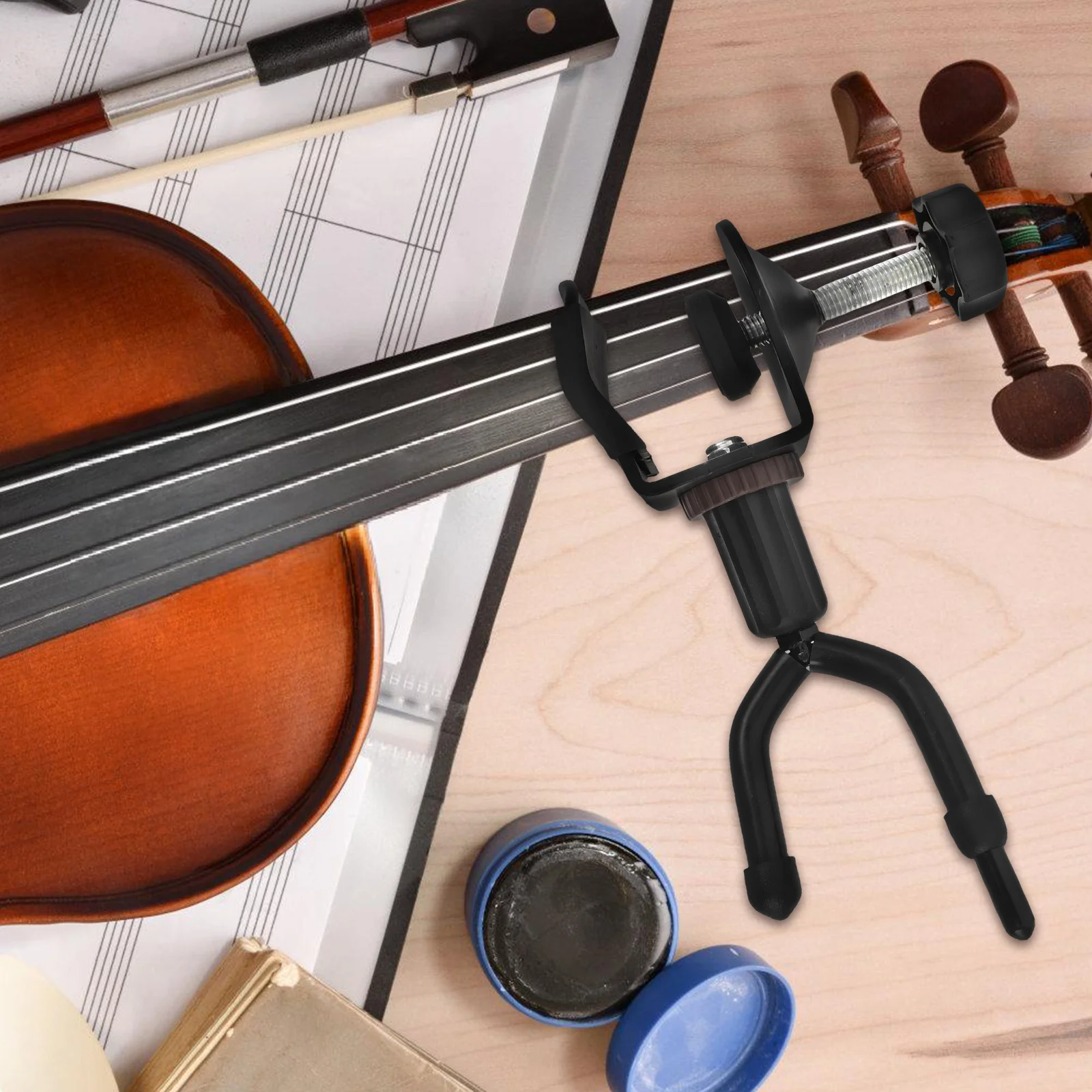 

Violin Hooks Small Portable Clip On Design Violin Hanger With Soft Protection Music Stand Mount Holder For Classroom Stage