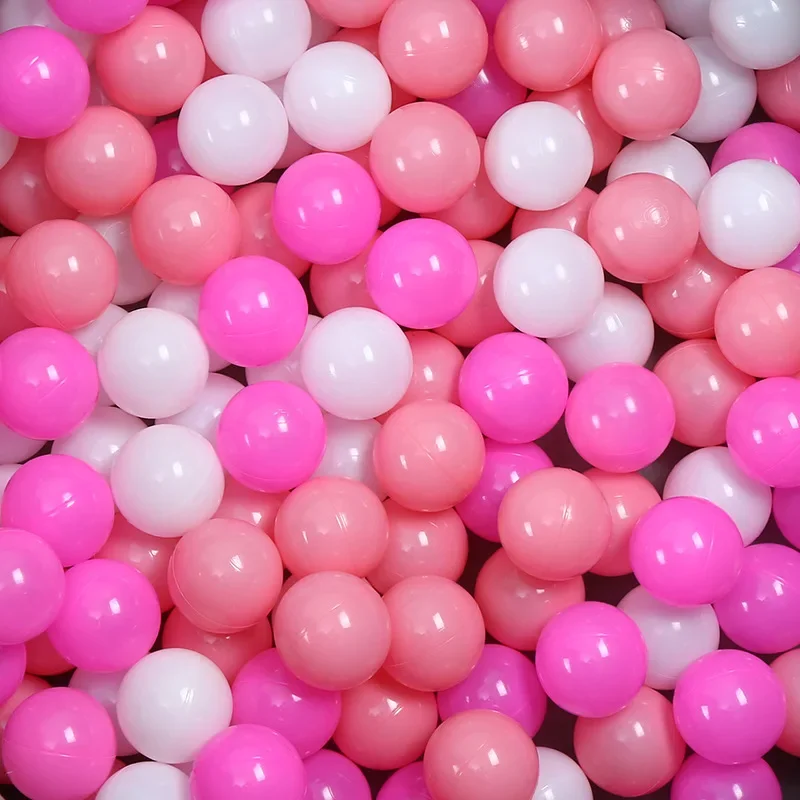 50 stks Kleurrijke Liefde Ster Plastic Oceaan Ballenbakken Milieuvriendelijke Grappige Baby Kid Zwemmen Pit Spelen Speelgoed Water Zwembad Ocean Wave Ballen Geschenken