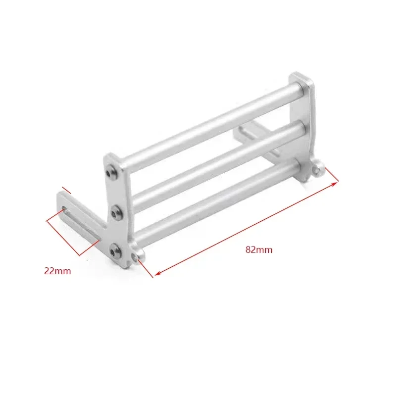 Metalen Voorbumper Universeel Voor 1/10 Rc Crawler Trx4 Scx10