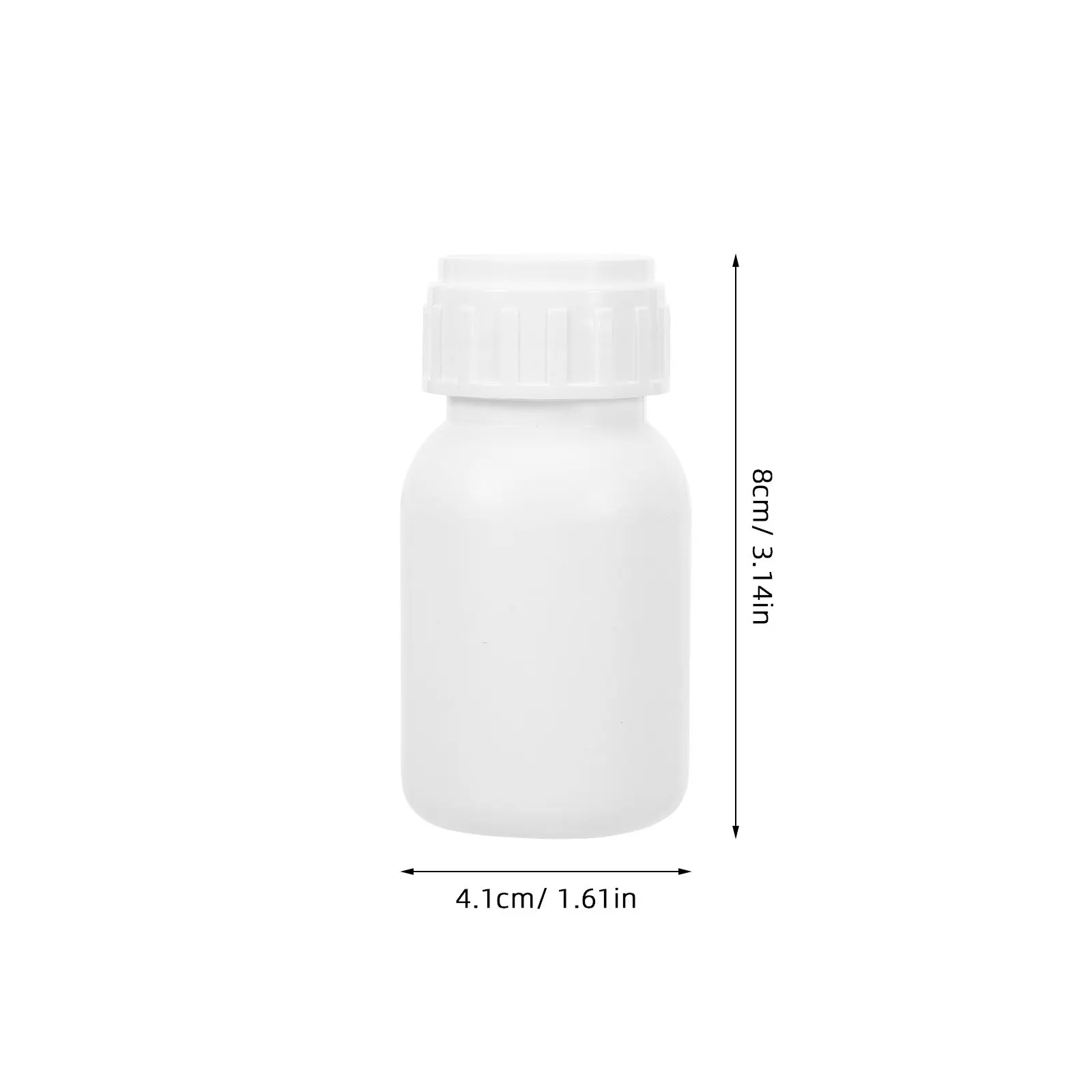 10Pcs Fluorinated Barrier Lab Bottles Thick Wall Leakproof Screw Cap Wide Mouth Sample Storage Chemical Solvent Handling Reagent