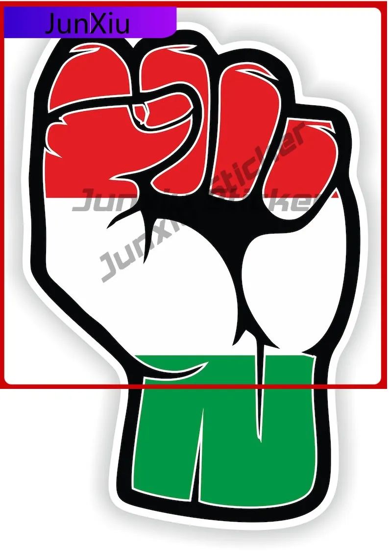 Hungary Sticker Fist Hand Scratch-proof Exterior Decals For Laptop Book Fridge Guitar Motorcycle Helmet Toolbox Door Pc Boat SUV