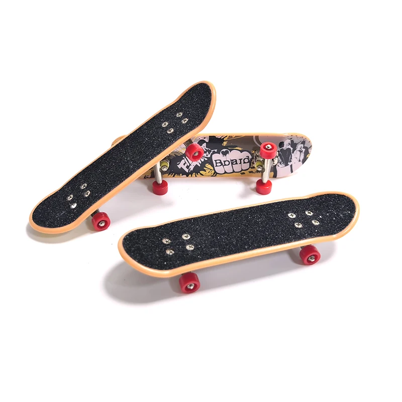 1/3 قطعة ألعاب تزلج صغيرة للأصابع سكوتر إبداعي ألواح أصابع سبيكة + لوح تزلُّج بلاستيكي ألعاب للأطفال الأولاد هدايا #4