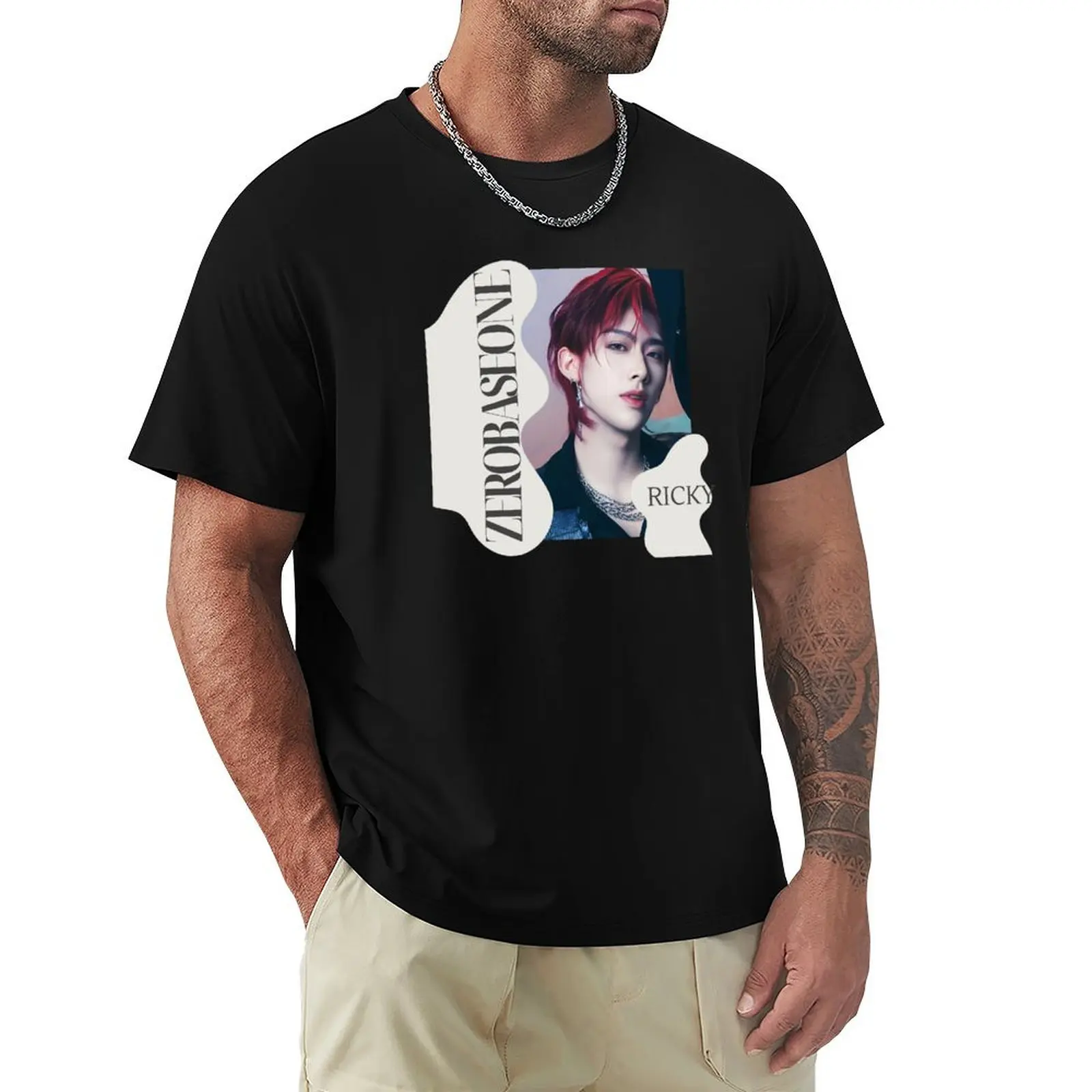 

RICKY zerobaseone (ZB1) T-Shirt plus size clothes Funny t-shirt plus sizes vintage t shirts mens designer t shirt
