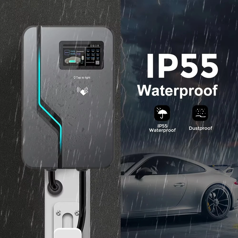 Зарядная станция RUIVANDA Wall – обзор и цена Ev Charger Wallbox