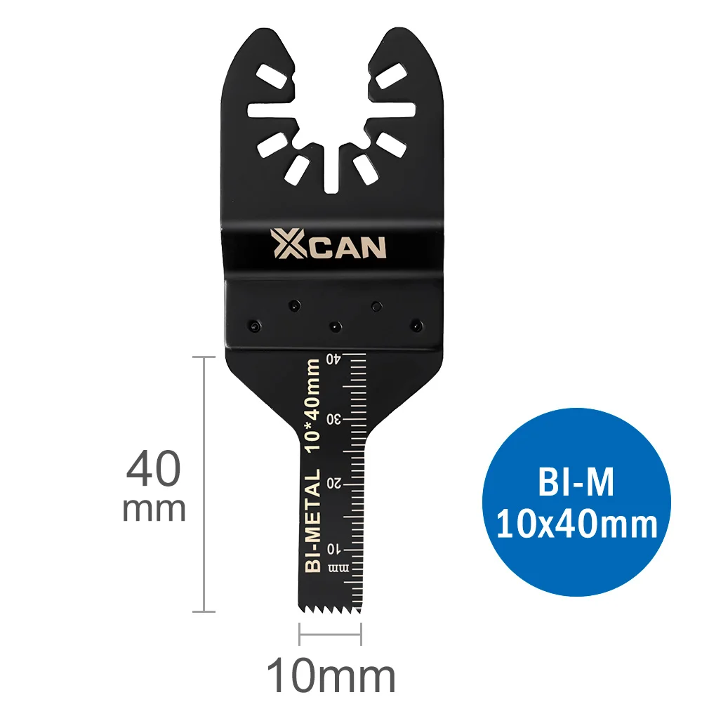 CMCP 1/2/5/10pcs Multi-Function Oscillating Saw Blade 10mm Bi-metal Precision Saw Blades Multitool Blades for Metal Wood Plastic