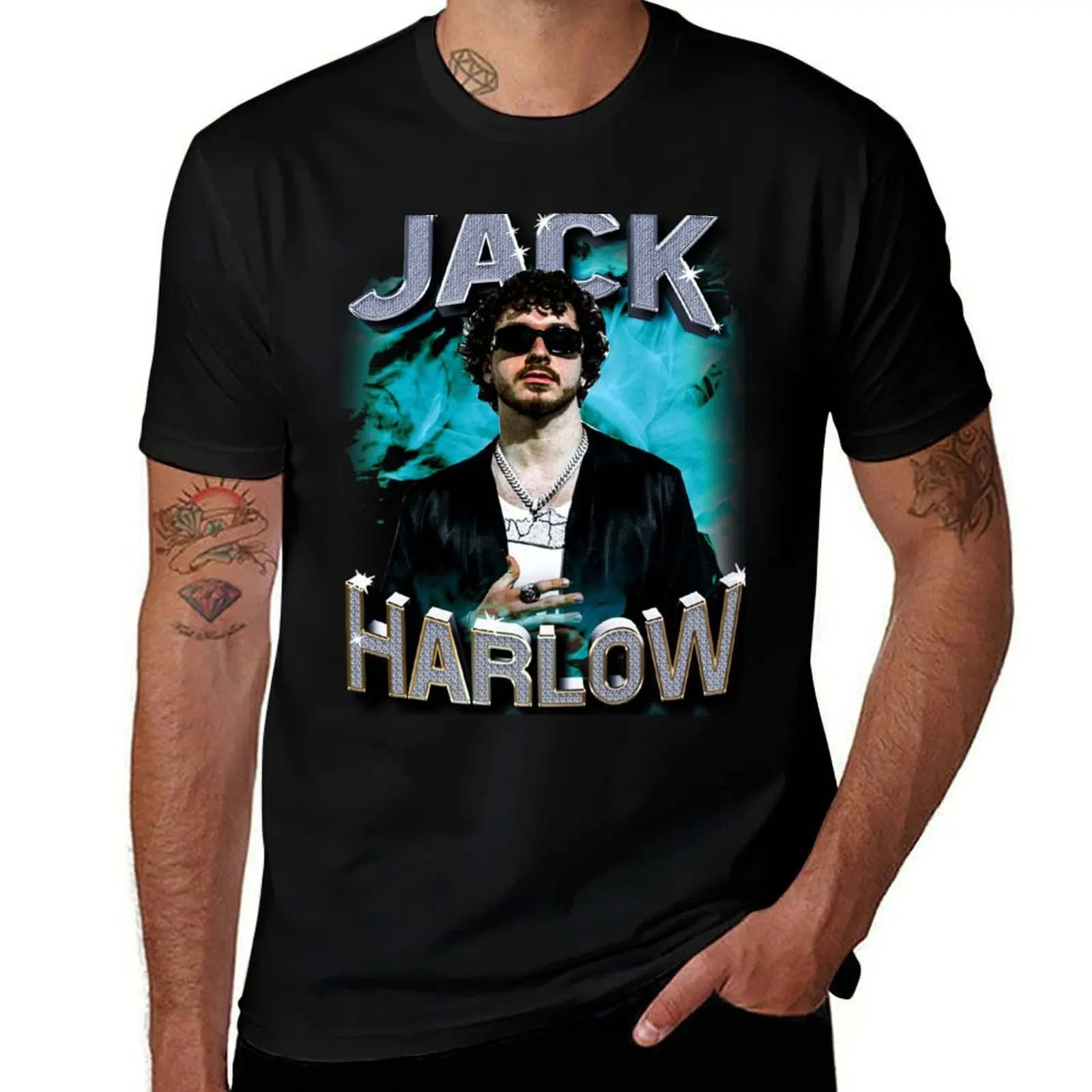 Jack Harlow Active T-Shirt Summer Print Short Sleeve Tee T-Shirt