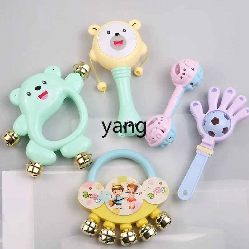 

LMM Infant Handheld Rattle Baby Soothing Toy Early Education Educational Rattle
