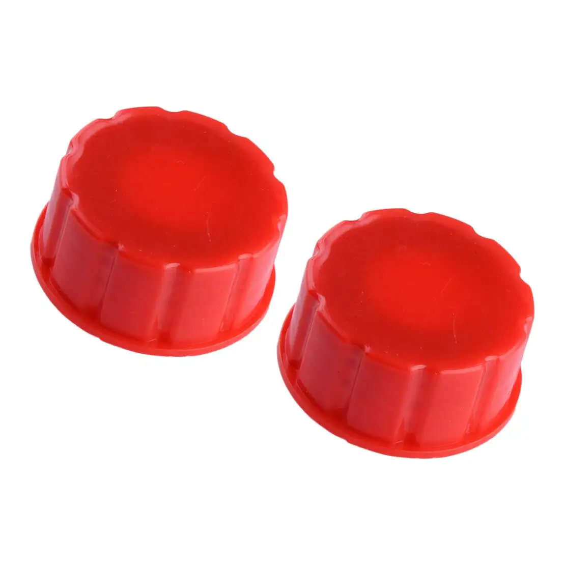 2 pçs gás pode rosca grossa base sólida tampa com junta de vedação novo