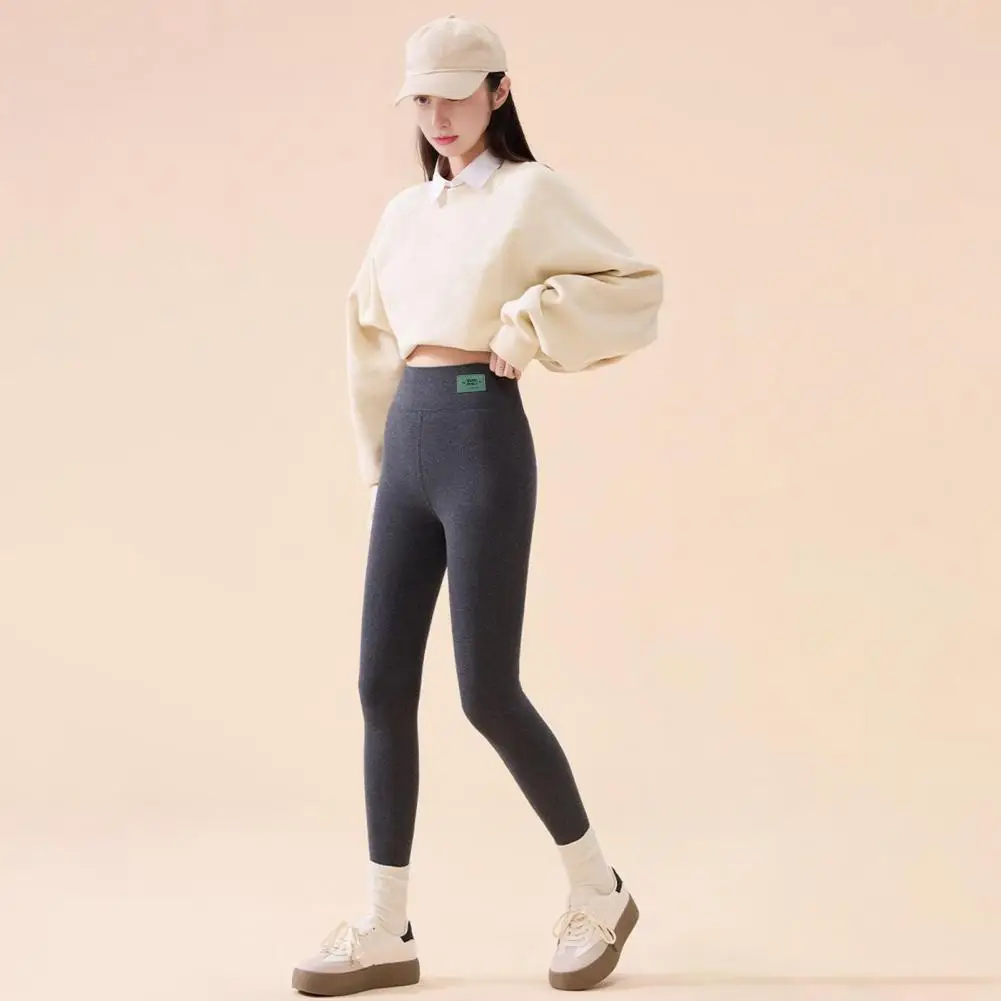 High-end Textured Winter Leggings High-waisted Slim Cut Winter Leggings Winter Leggings for Women High-waisted Pants Warm