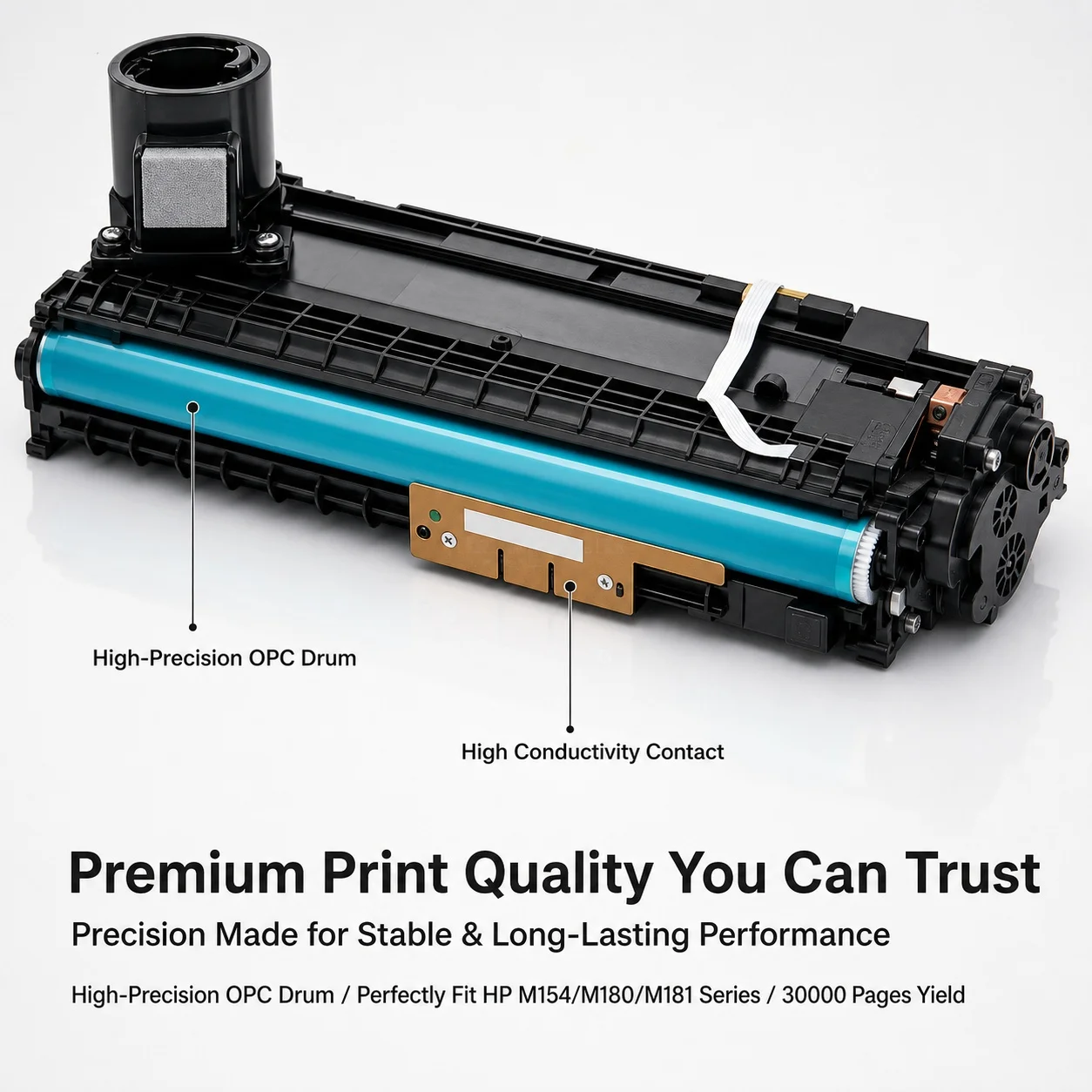 1pcs 154A W1540A HP 레이저젯 탱크 1502 2502 MFP 1602w 2602dn 2602sdn SDW용 호환 이미지 드럼 유닛