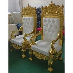 European high-end king chair hotel clubhouse photography building image chair custom decoration atmosphere luxury high backrest