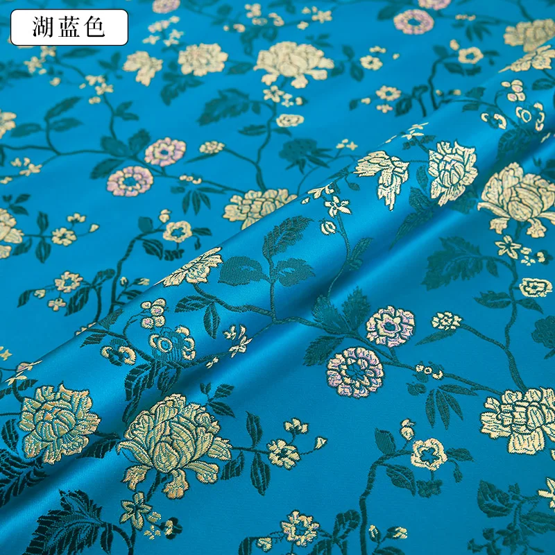 50x70 cm brocade jacquard pattern fabrics by the yard sewing cheongsam doll jacket DIY design damask clothing fabric