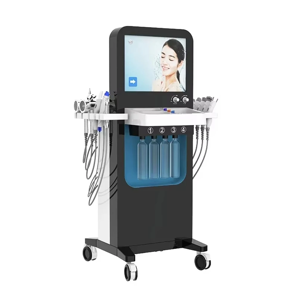 Machine nettoyante pour le visage 13 en 1, soin de la peau, microdermDelhi, élimination des points noirs et de l'acné, raffermissement du visage, soin de la peau