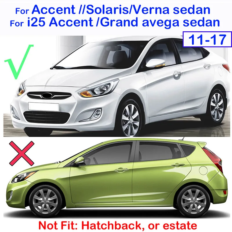 Mata bagażnika Taca bagażnika Dywan podłogowy do Hyundai I25 Accent Blue Verna Solaris Sedan 2011 2012 2013 2014 2015 2016 2017 — zdjęcie 7
