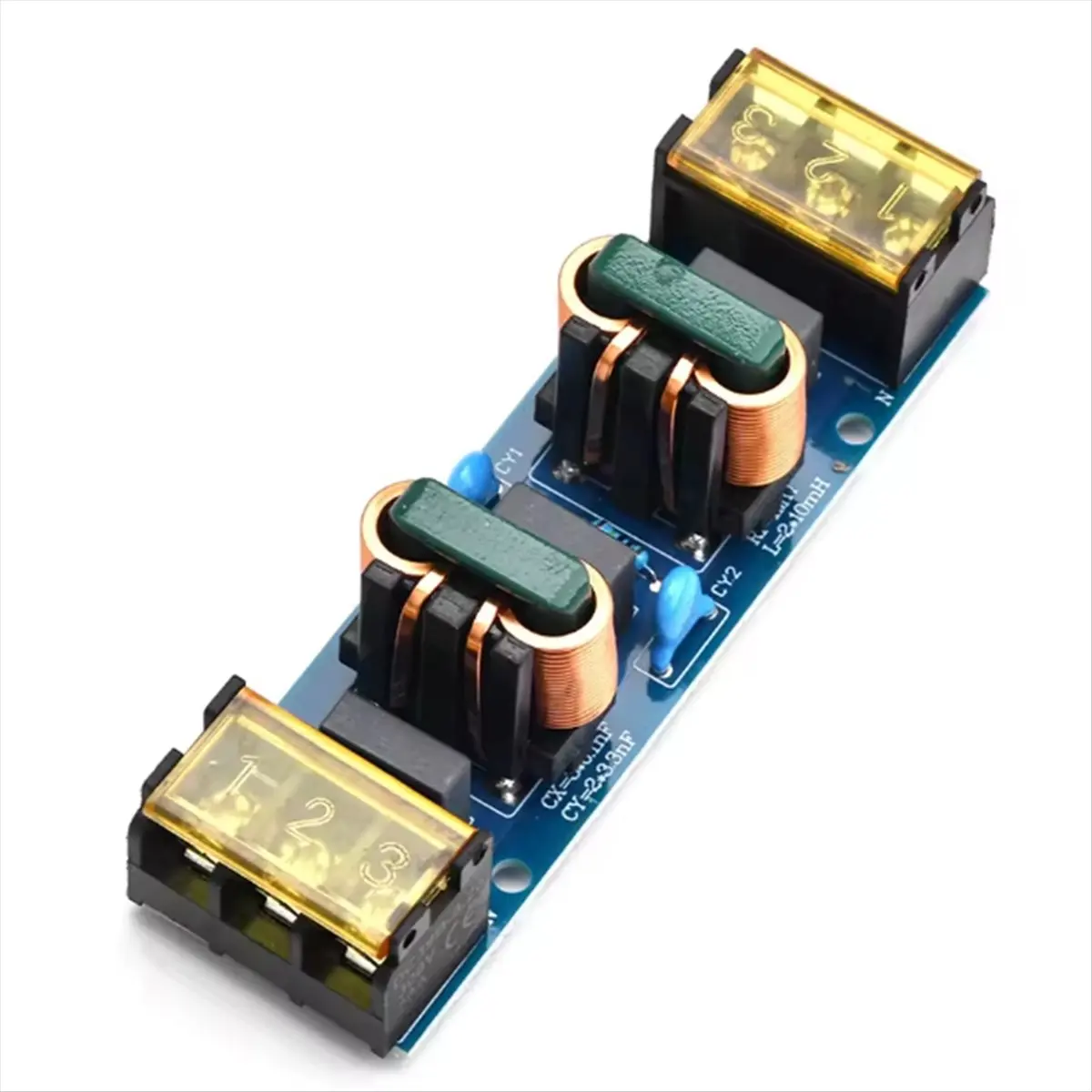 《Factory Direct》25A Power Filter High-Frequency Two-Stage Power Low-Pass Filter Board for Power Amplifier Copper Electrical Filt