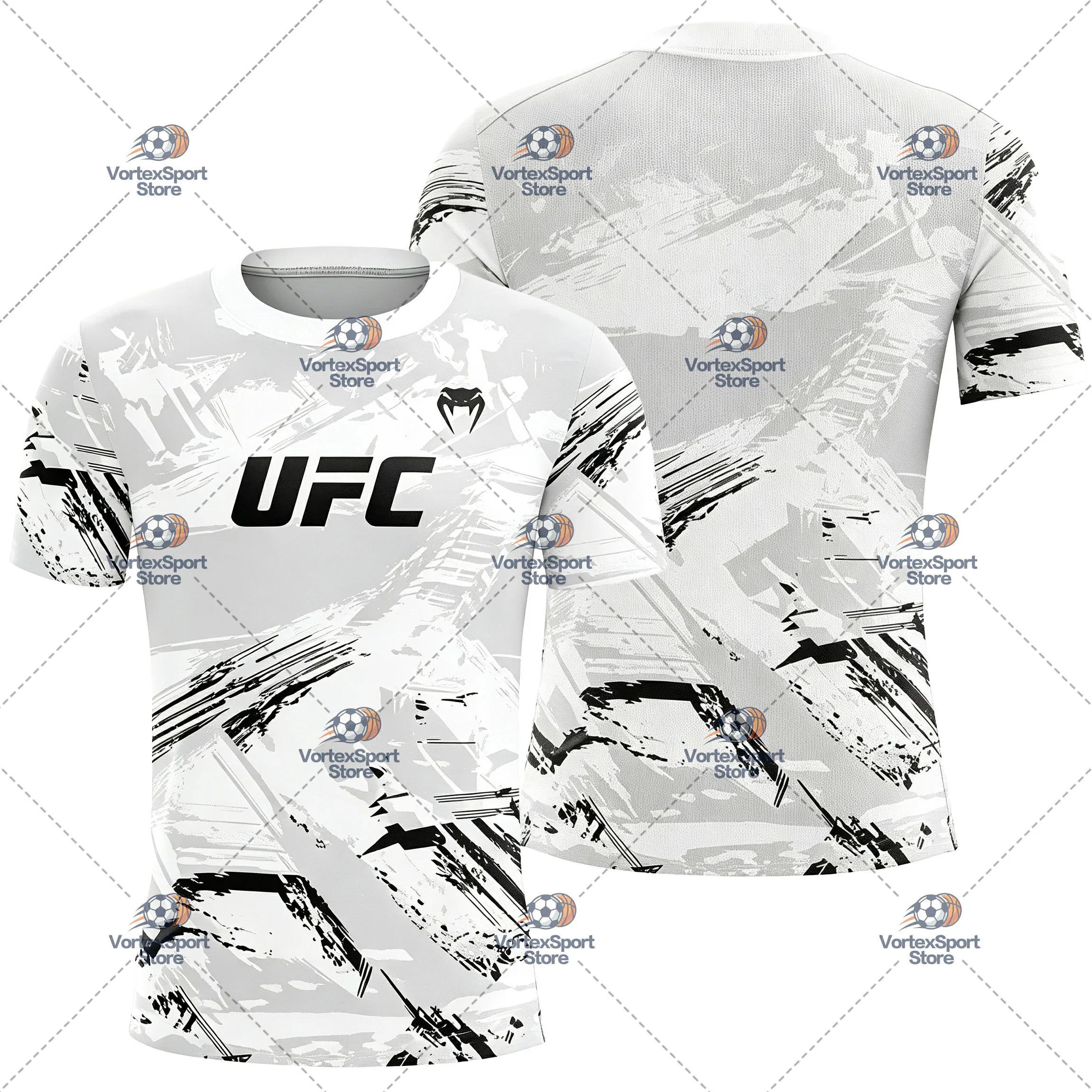 Kinder- und Herren-UFC-Box-T-Shirt, schnelltrocknend, alle Größen, Kurzarm, O-Ausschnitt, Camouflage-Farbe, Boxtraining, Fitness-Jersey – Detail 13