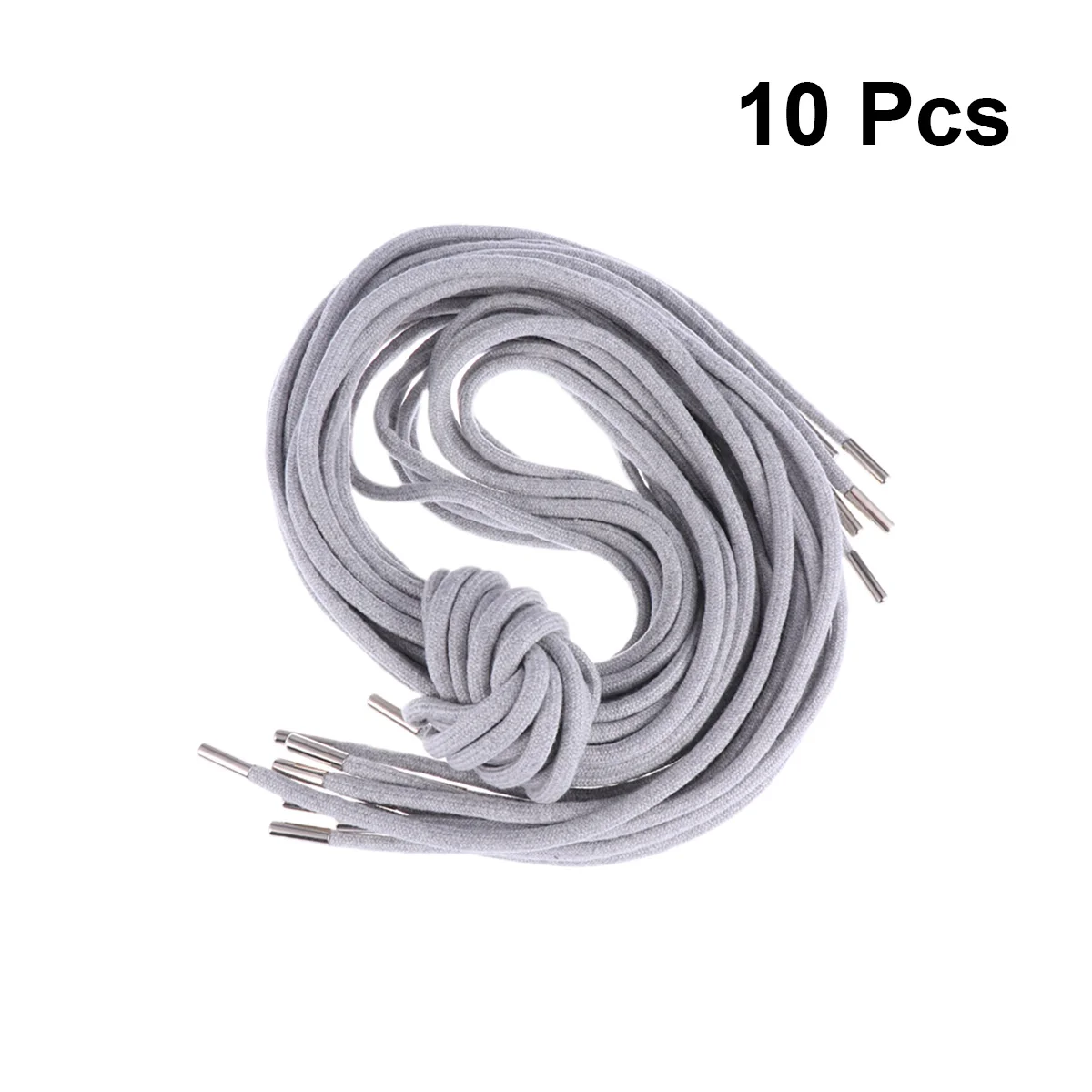 

10Pcs 130Cm Metal Tip Waist Drawstring Cord Premium Polyester Replacement for Pants Sweatpants Hoodies Scrubs Jackets Shorts