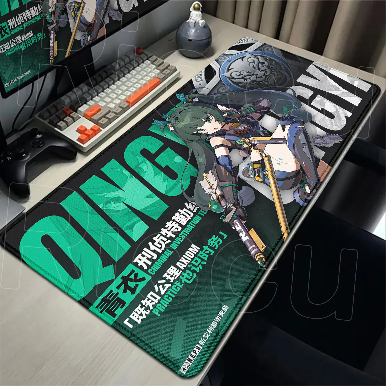 لوحة ماوس أنيمي للألعاب Zenless Zone Zero المطاط Mausepad XXL ألعاب الكمبيوتر غير قابلة للانزلاق حصيرة الفئران جين دو لوحة المفاتيح ملحقات الكمبيوتر #2
