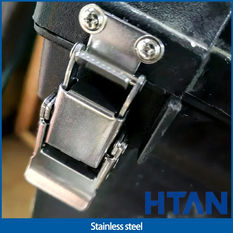 

3pcs 304 Stainless Steel Lock Buckle Industrial Equipment Cabinet Door Pull Rod Lock Toolbox Duckbill Lock Buckle