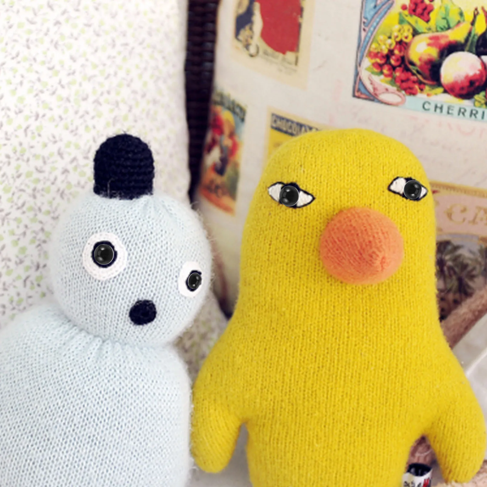 

150 шт. черные пластиковые защитные шайбы для глаз, прочные для вязания крючком чучел животных, сделай сам, мягкие глаза, пластиковая безопасность