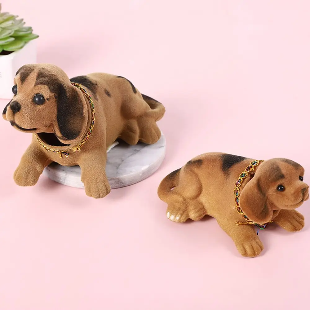 Car Ornaments Shaking Head Dog Doll Car Dashboard Toys Cute Nodding Puppy Auto Interior Accessories Auto Decor Kids Gift image 3