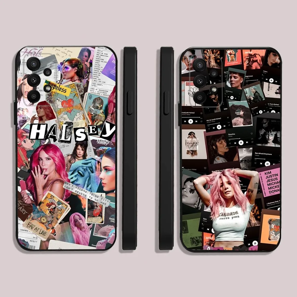 H-Halsey The End  Phone Case For Samsung S24,23,22,30,21,10,9,Ultra,Plus,Lite,FE,5G Black Soft Case