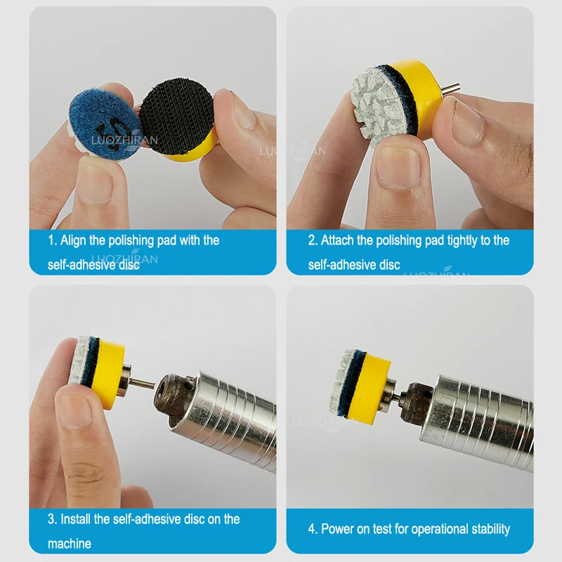 25mm Diamond Polishing Pads 1 inch Wet Dry Sanding Discs for Stone Jade Granite Marble Grinding Blade Power Tool Accessories