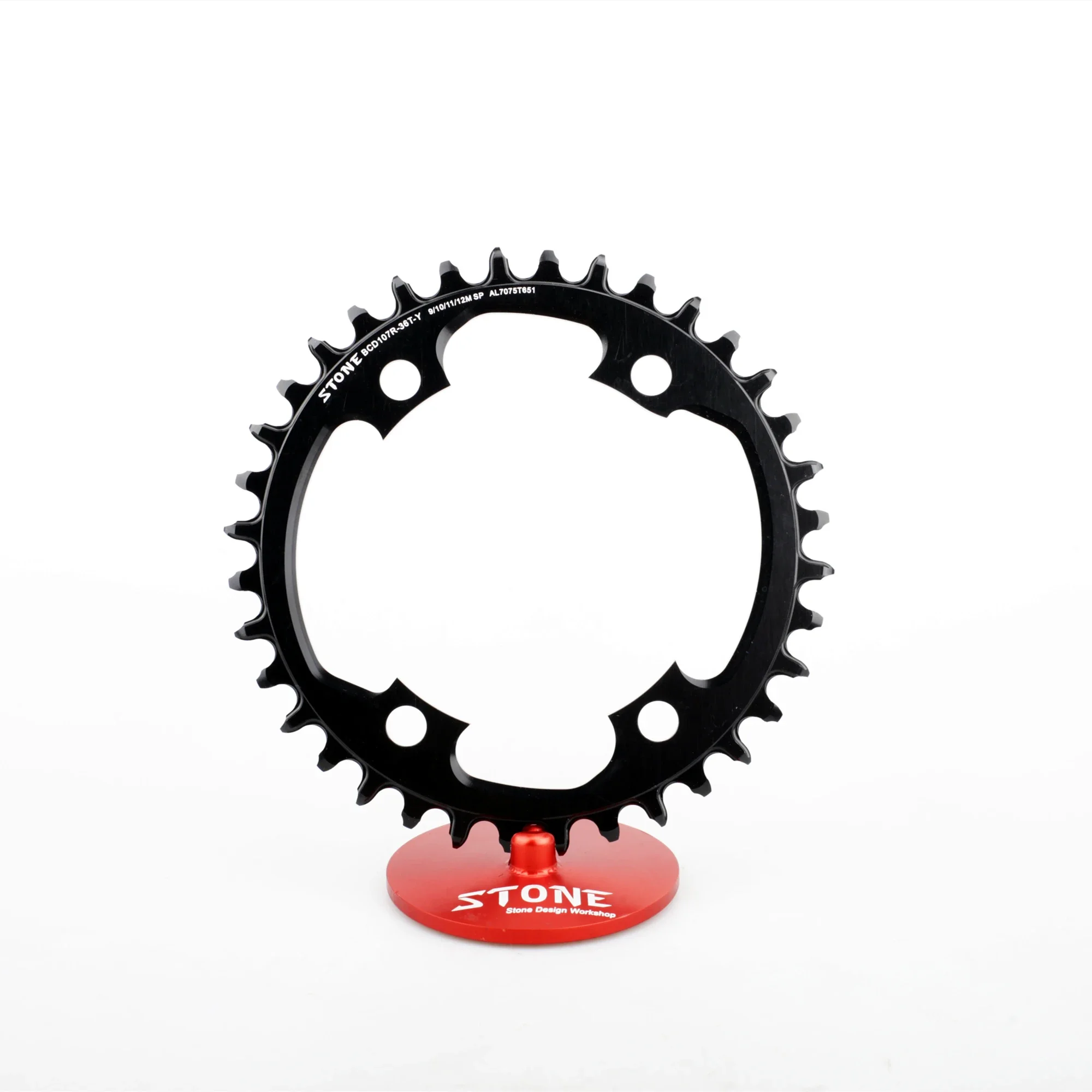 Stone Round Chainring 107BCD for Sram Rival AXS Flattop Crankset 107 Bcd MTB Mountain Chainwheel 34-60T