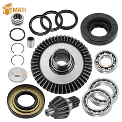 MATI Rear Differential Final Drive Pinion Ring Gear Bearings Seals Kit for Honda Recon 250 TRX250EX TRX250X TRX250 1997-2023