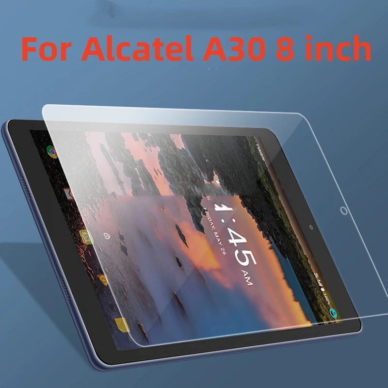 กระจกนิรภัยสำหรับ Alcatel A30 8นิ้วตัวป้องกันหน้าจอตั้งโต๊ะ