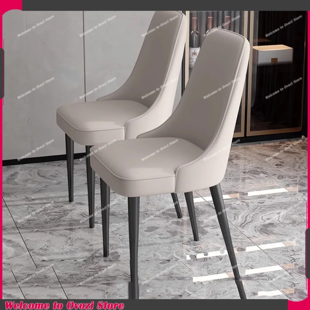 

Beautiful Luxury Dining Chairs Modern Living Designer Nordic Dining Room Waterproof Dinette Silla Comedor Hotel Furniture