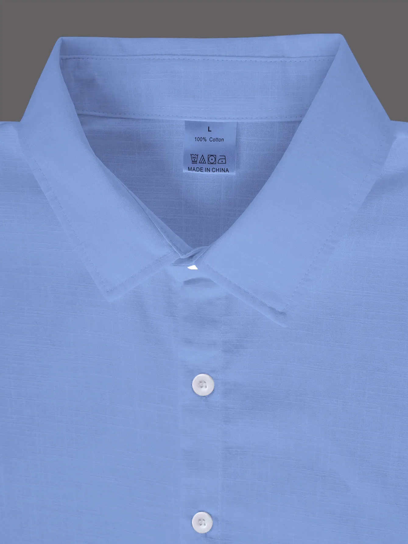 100% Cotton Men's Long-Sleeved Collared Shirt, Breathable Button-Up Top, Suitable for Men's Wear and Suitable for Various Occasions Such as Daily Commuting, Beach Vacations, Outings, and Parties