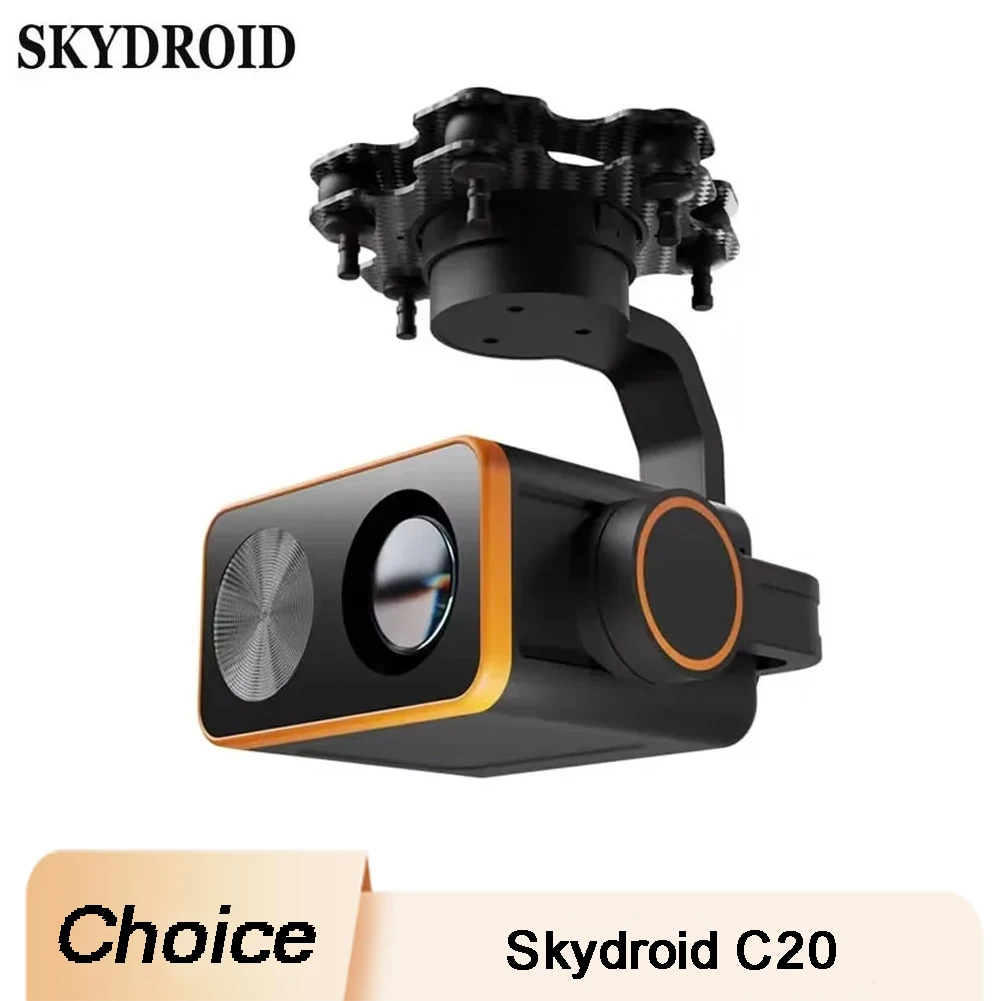 

Skydroid C20 Трехосевая карданная камера ночного видения 1080P 22-кратный оптический зум для H16 H30 Дрон с дистанционным управлением