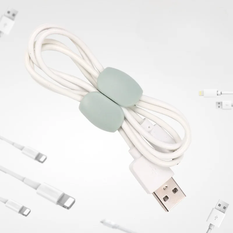 5-20PCS Portable Cable Clips Desktop USB Charging Cord Management Reusable Cord Organizer Wire Holder Protectors Home Office